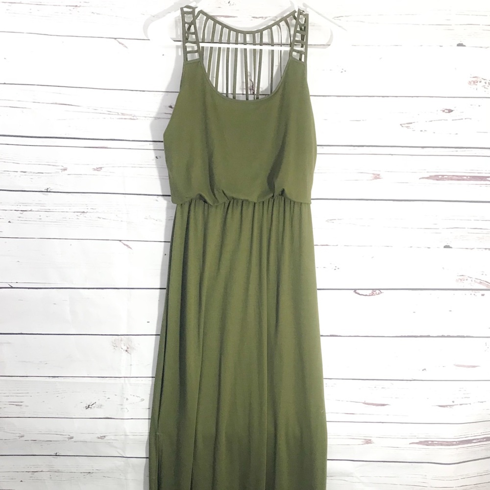 💕Attention Green maxi dress 👗
